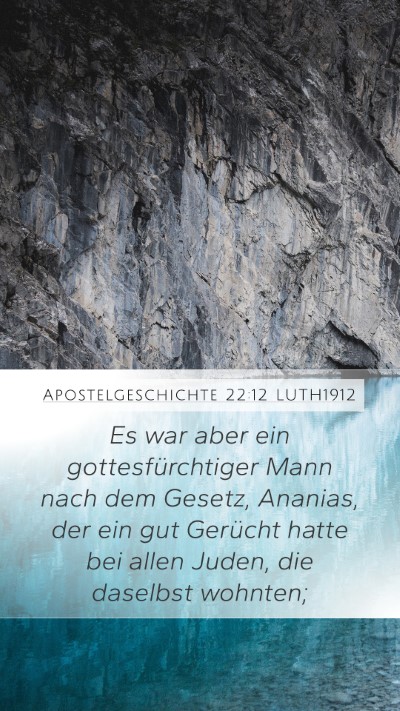 Apostelgeschichte 22:12 LUTH1912 Bible Verse Image