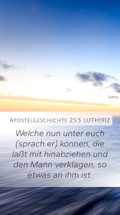 Apostelgeschichte 25:5 LUTH1912 Bible Verse Image