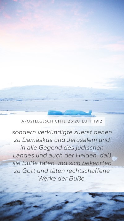 Apostelgeschichte 26:20 LUTH1912 Bible Verse Image