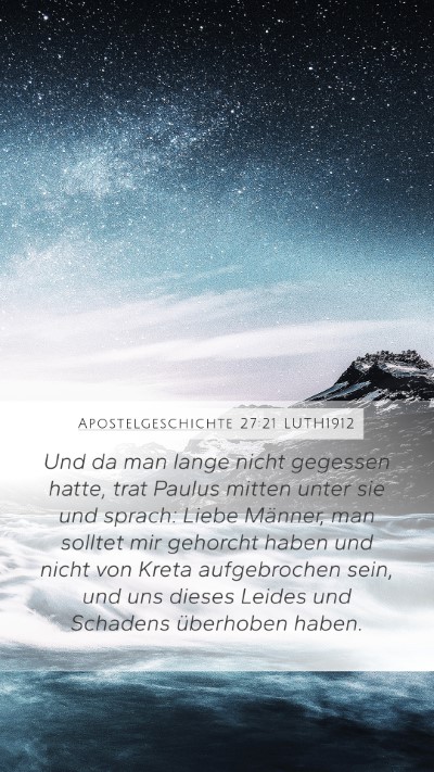 Apostelgeschichte 27:21 LUTH1912 Bible Verse Image