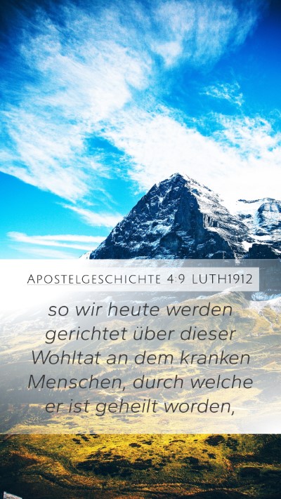 Apostelgeschichte 4:9 LUTH1912 Bible Verse Image