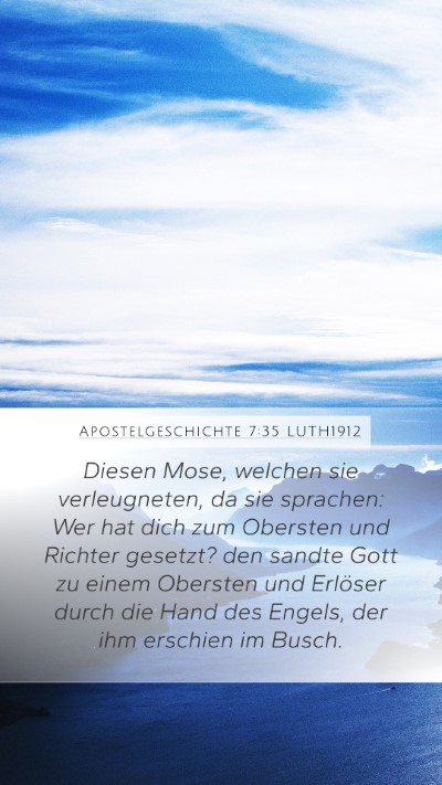 Apostelgeschichte 7:35 LUTH1912 Bible Verse Image