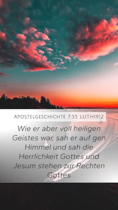 Apostelgeschichte 7:55 LUTH1912 Bible Verse Image