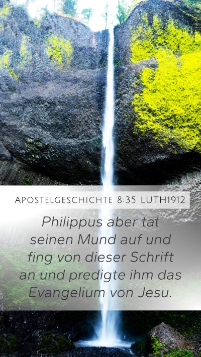 Apostelgeschichte 8:35 LUTH1912 Bible Verse Image