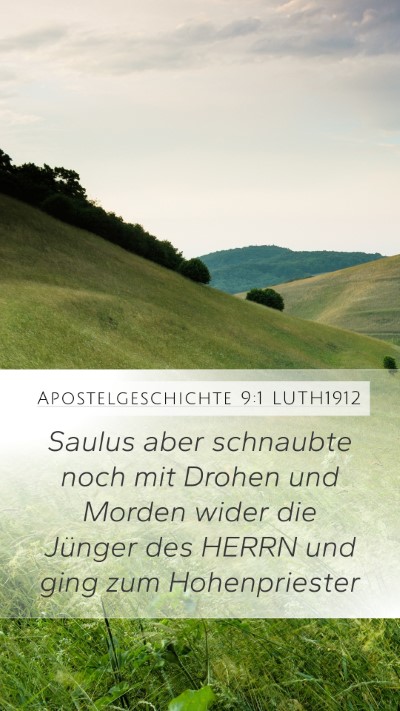 Apostelgeschichte 9:1 LUTH1912 Bible Verse Image