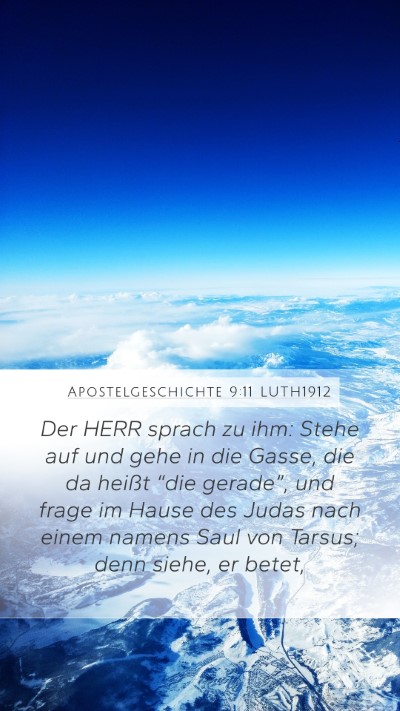 Apostelgeschichte 9:11 LUTH1912 Bible Verse Image