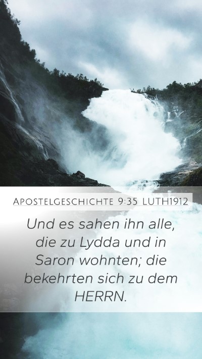 Apostelgeschichte 9:35 LUTH1912 Bible Verse Image