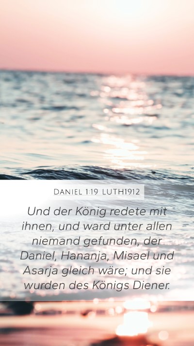 Daniel 1:19 LUTH1912 Bible Verse Image