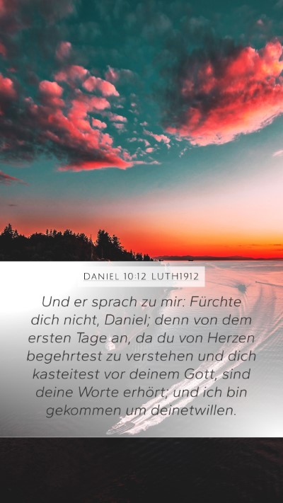 Daniel 10:12 LUTH1912 Bible Verse Image
