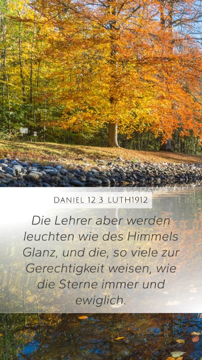 Daniel 12:3 LUTH1912 Bible Verse Image