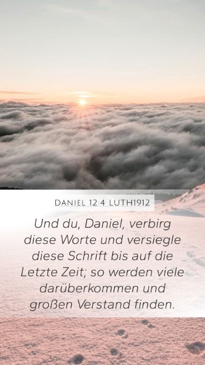 Daniel 12:4 LUTH1912 Bible Verse Image