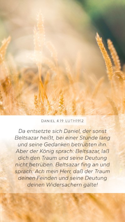 Daniel 4:19 LUTH1912 Bible Verse Image