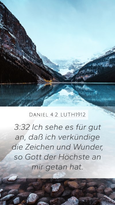 Daniel 4:2 LUTH1912 Bible Verse Image