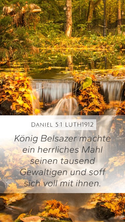 Daniel 5:1 LUTH1912 Bible Verse Image