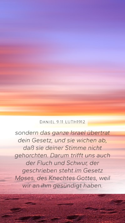 Daniel 9:11 LUTH1912 Bible Verse Image