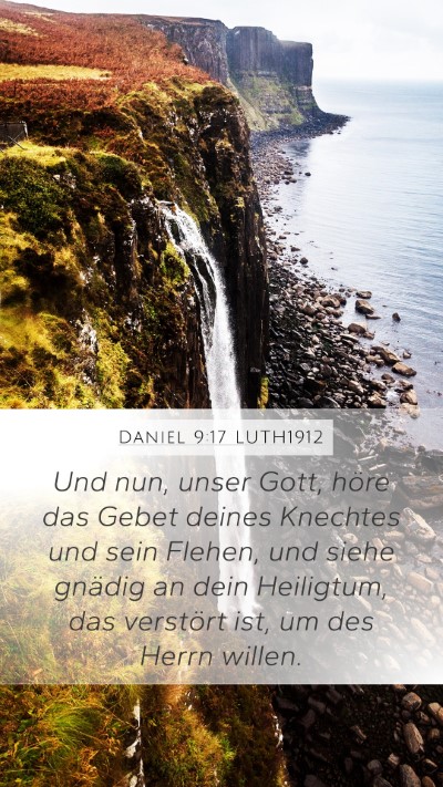 Daniel 9:17 LUTH1912 Bible Verse Image