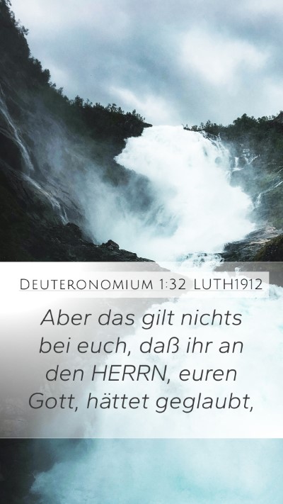 Deuteronomium 1:32 LUTH1912 Bible Verse Image