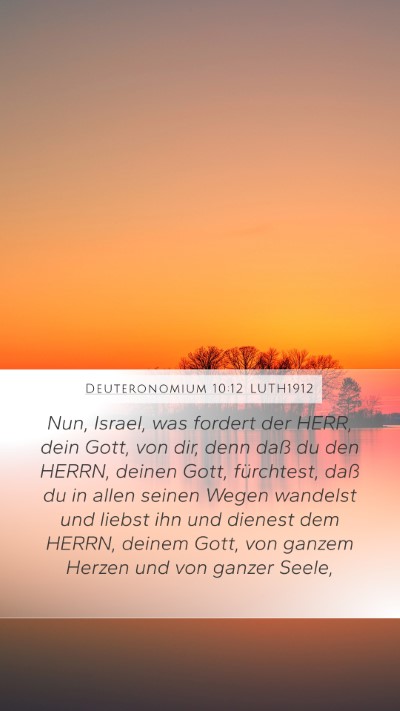 Deuteronomium 10:12 LUTH1912 Bible Verse Image