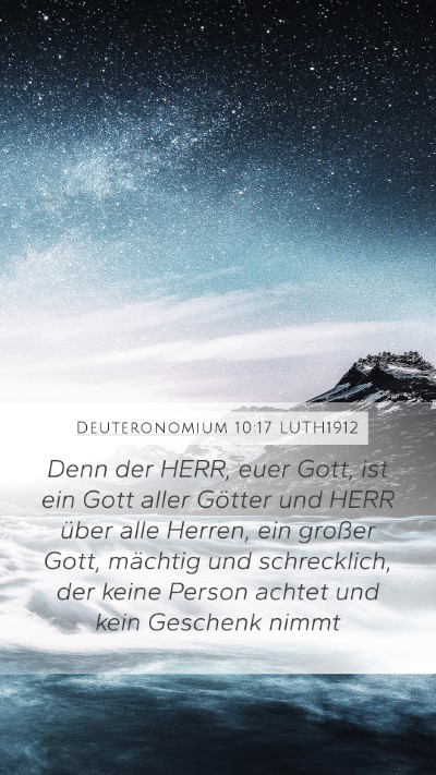 Deuteronomium 10:17 LUTH1912 Bible Verse Image