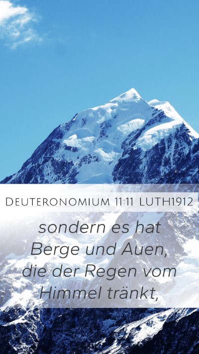 Deuteronomium 11:11 LUTH1912 Bible Verse Image