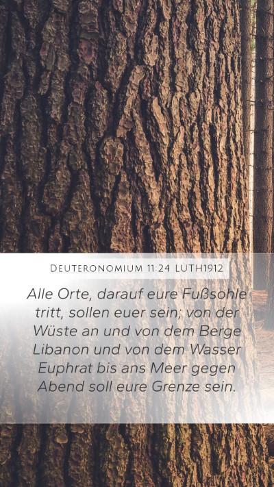 Deuteronomium 11:24 LUTH1912 Bible Verse Image