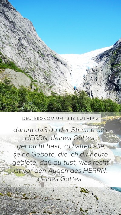 Deuteronomium 13:18 LUTH1912 Bible Verse Image
