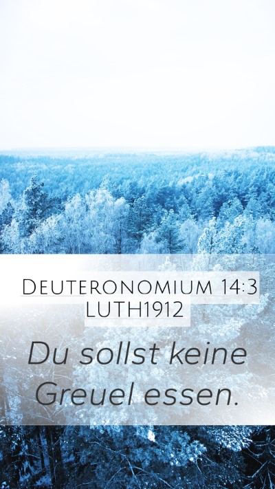 Deuteronomium 14:3 LUTH1912 Bible Verse Image