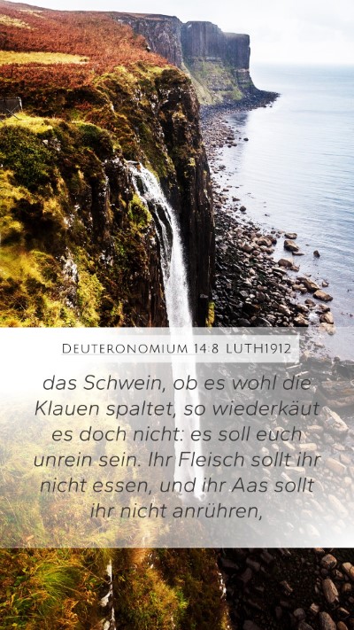 Deuteronomium 14:8 LUTH1912 Bible Verse Image