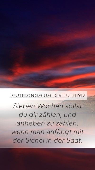 Deuteronomium 16:9 LUTH1912 Bible Verse Image