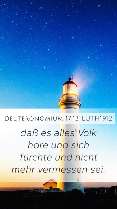 Deuteronomium 17:13 LUTH1912 Bible Verse Image