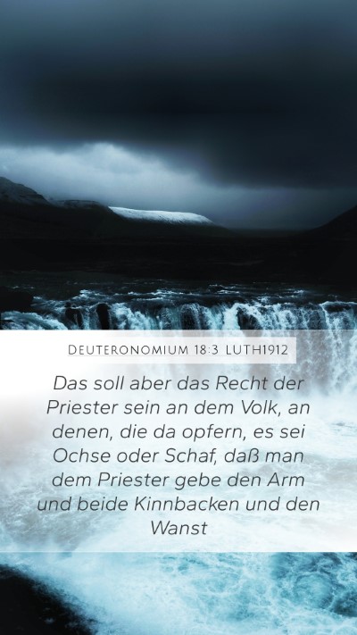 Deuteronomium 18:3 LUTH1912 Bible Verse Image