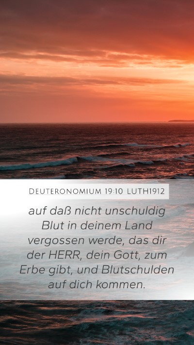 Deuteronomium 19:10 LUTH1912 Bible Verse Image