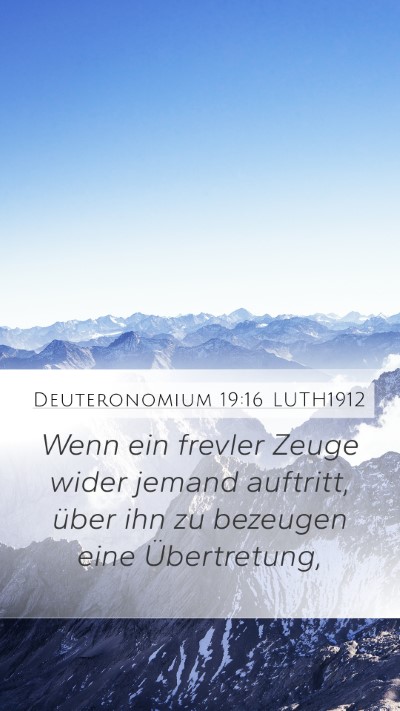 Deuteronomium 19:16 LUTH1912 Bible Verse Image