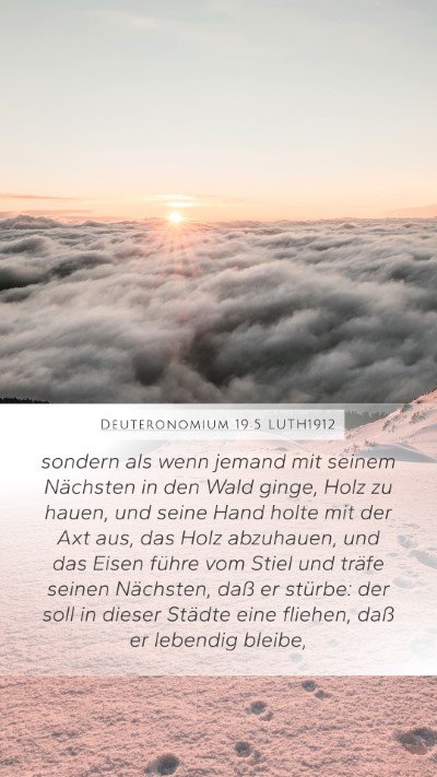 Deuteronomium 19:5 LUTH1912 Bible Verse Image