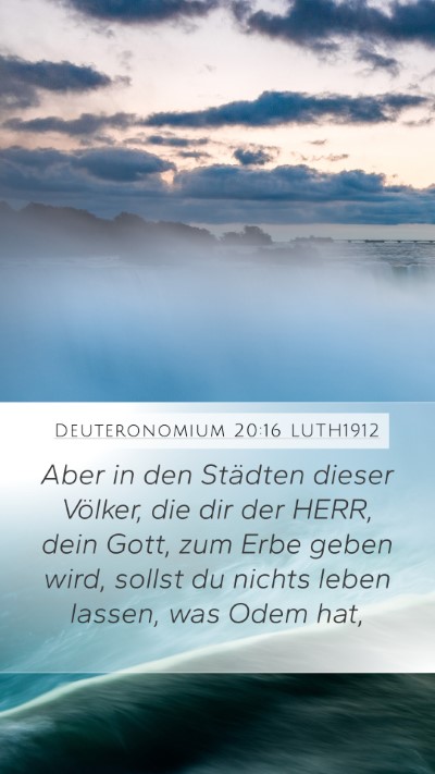 Deuteronomium 20:16 LUTH1912 Bible Verse Image