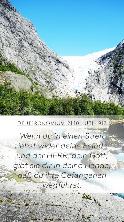Deuteronomium 21:10 LUTH1912 Bible Verse Image