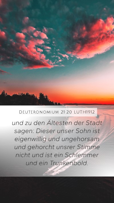 Deuteronomium 21:20 LUTH1912 Bible Verse Image