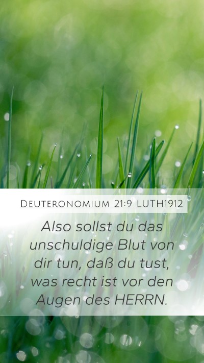 Deuteronomium 21:9 LUTH1912 Bible Verse Image