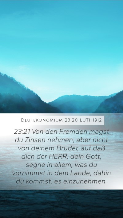 Deuteronomium 23:20 LUTH1912 Bible Verse Image