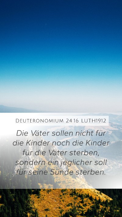 Deuteronomium 24:16 LUTH1912 Bible Verse Image