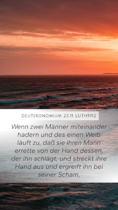 Deuteronomium 25:11 LUTH1912 Bible Verse Image