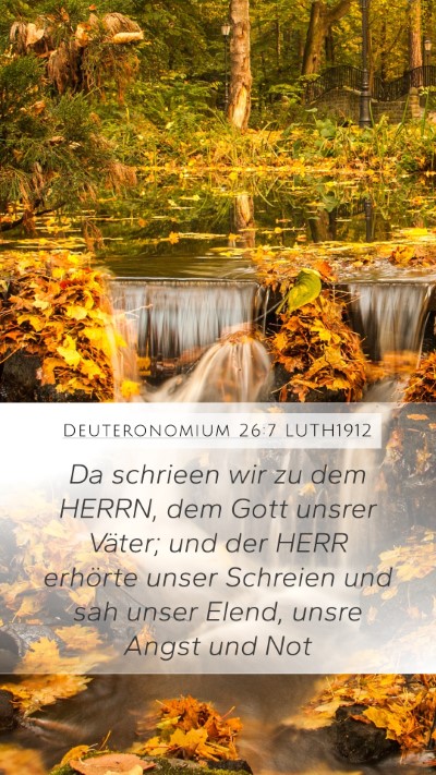 Deuteronomium 26:7 LUTH1912 Bible Verse Image