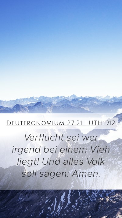 Deuteronomium 27:21 LUTH1912 Bible Verse Image