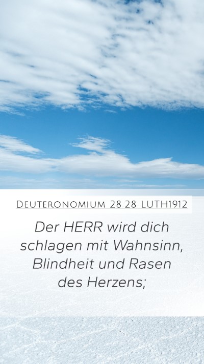 Deuteronomium 28:28 LUTH1912 Bible Verse Image