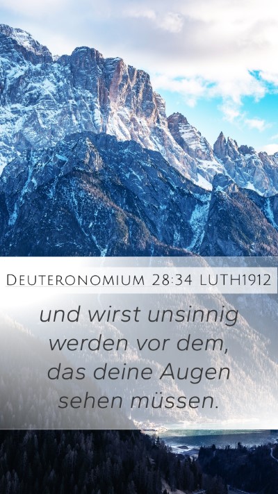 Deuteronomium 28:34 LUTH1912 Bible Verse Image