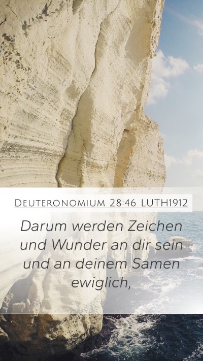 Deuteronomium 28:46 LUTH1912 Bible Verse Image