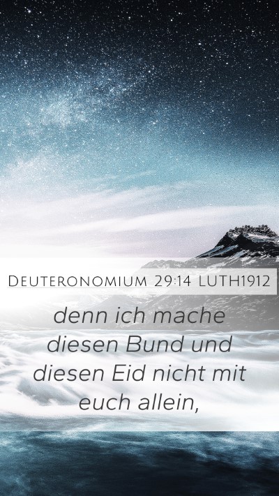 Deuteronomium 29:14 LUTH1912 Bible Verse Image