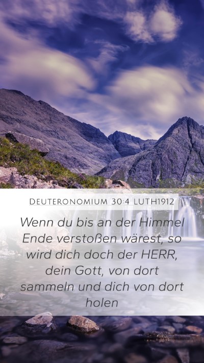 Deuteronomium 30:4 LUTH1912 Bible Verse Image