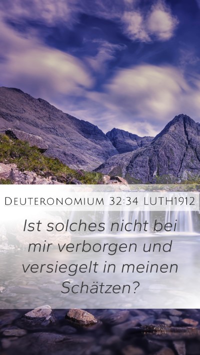 Deuteronomium 32:34 LUTH1912 Bible Verse Image