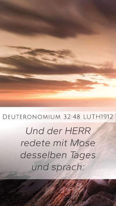 Deuteronomium 32:48 LUTH1912 Bible Verse Image